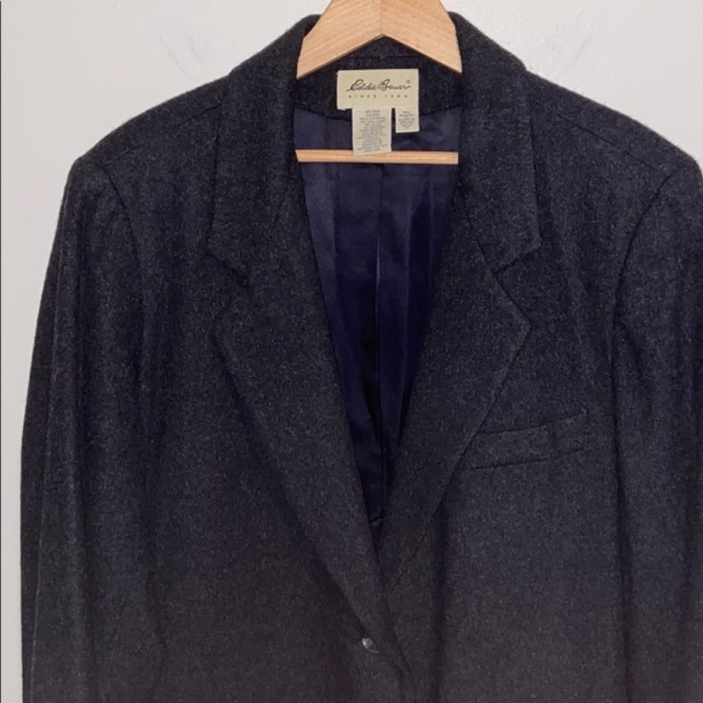 Eddie Bauer Wool/angora Charcoal Gray size XL tall